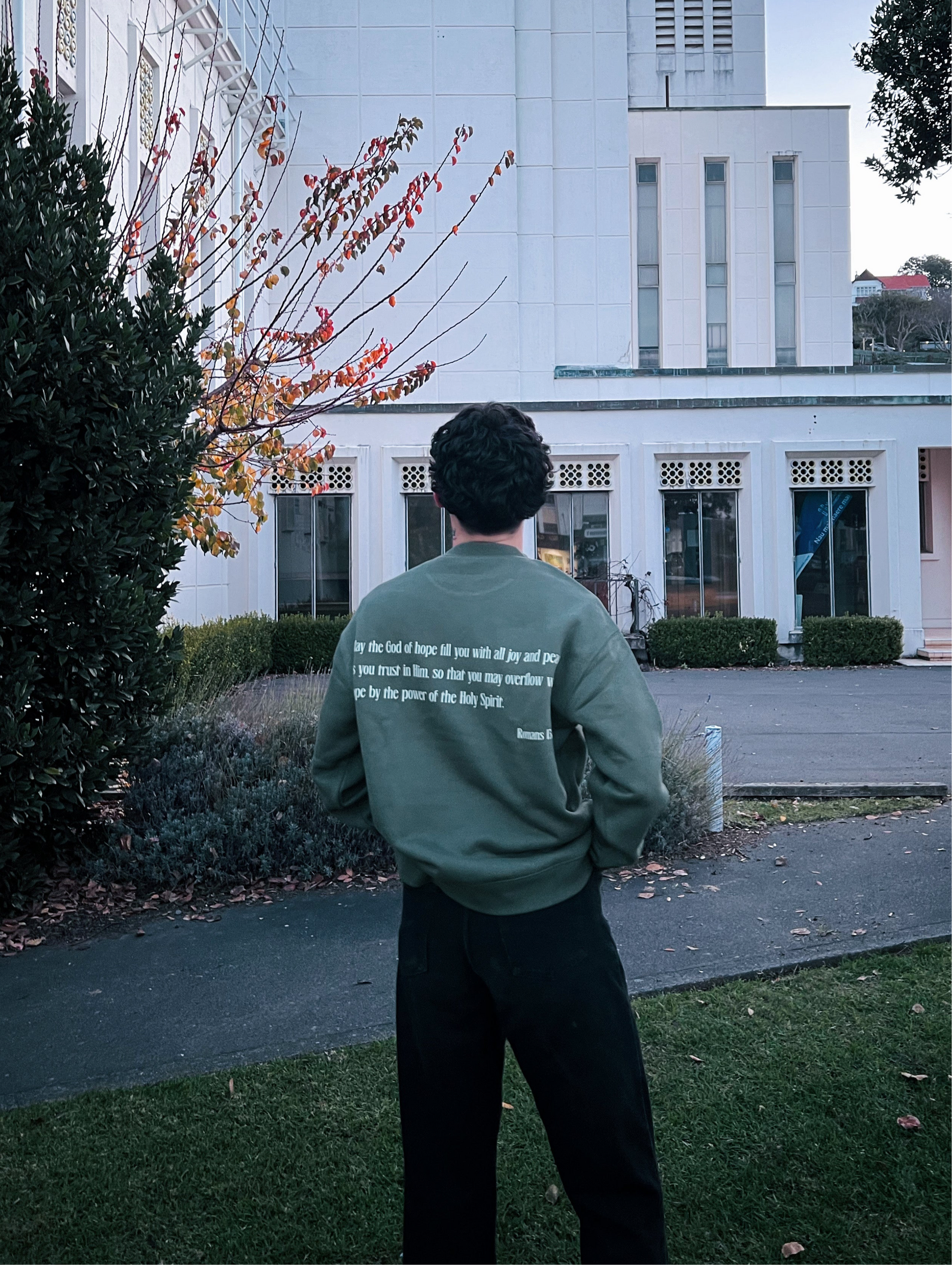 Romans 15:13 crewneck